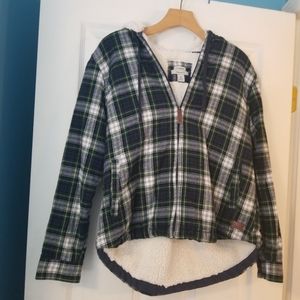 Flannel Sherpa Lined Shacket